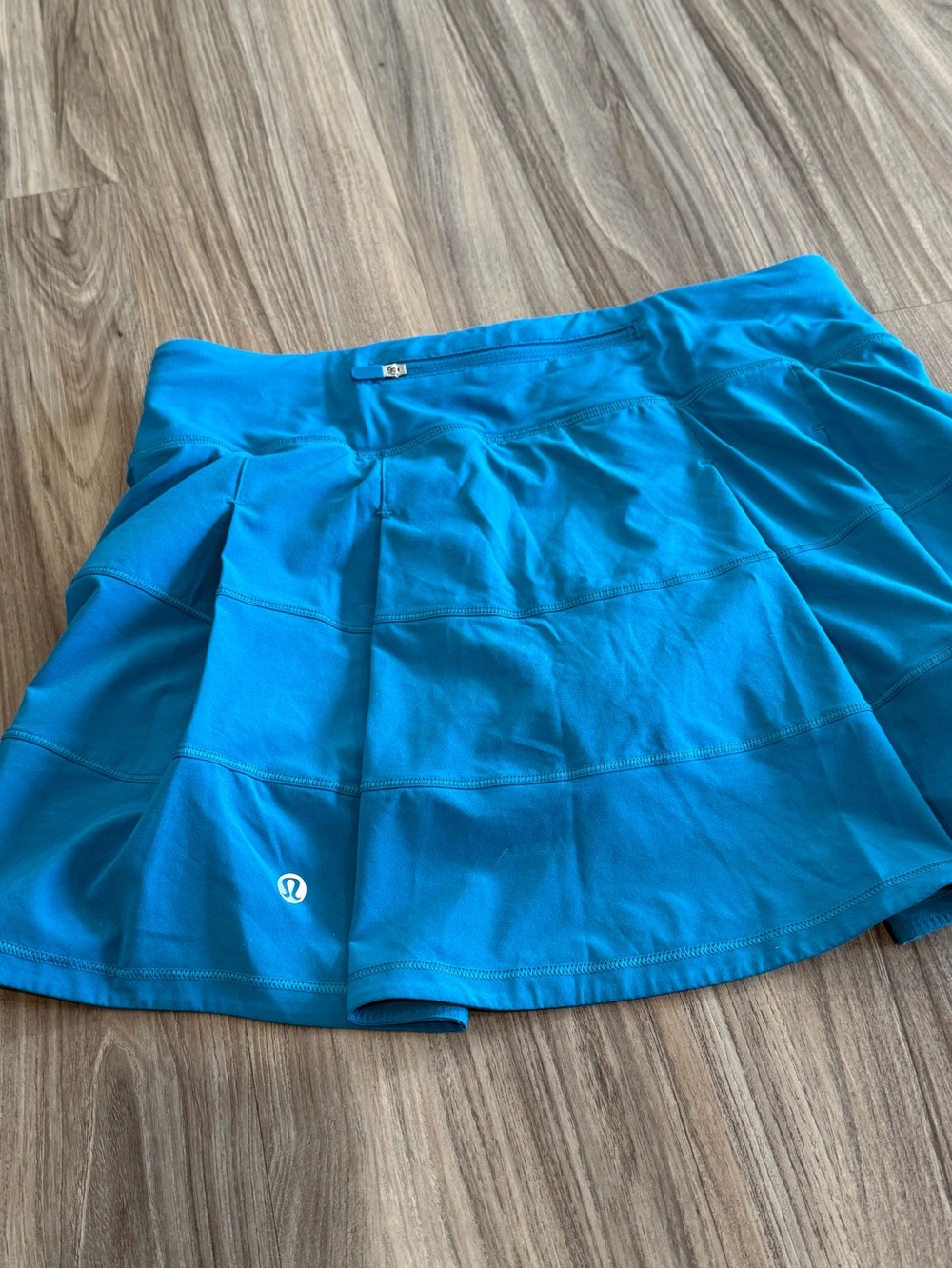 lululemon athletica Pace Rival Mid-Rise Turquoise Athletic Skort - Picture 7 of 9